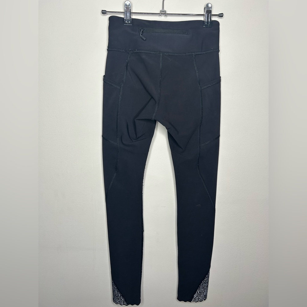 Lululemon Tight Stuff Tight II 25" Black Running Workout Activewear Legging sz 2 - Picture 4 of 11